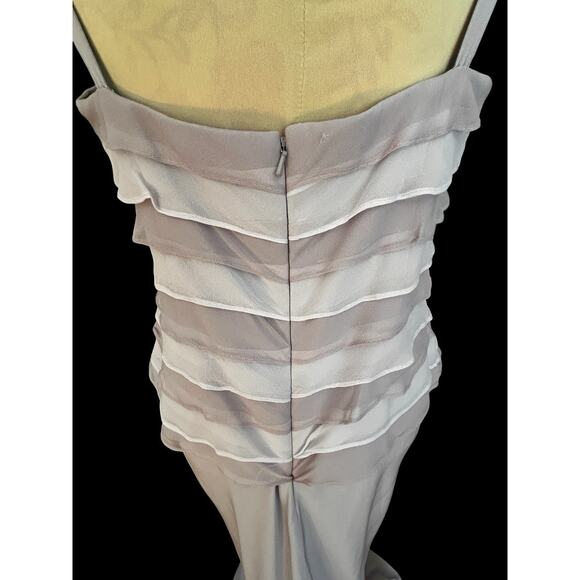 Montage by Mon Cheri Mother of Bride Lavender Dress & Jacket Pleated Front 12 - Picture 11 of 16